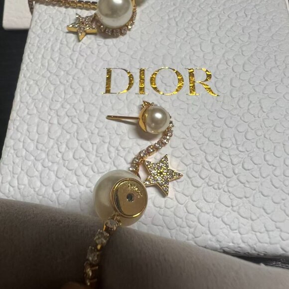 Dior Pearl Earrings Unboxing and Necklace Transformation  ✨ Stunning Dior Tribales Earrings - Pearls & Gold with Rhinestones ✨